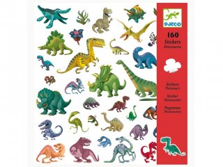 Matricák, Dinoszauruszok (Djeco, 8843, 160 db-os matricakészlet, 4-8 év)