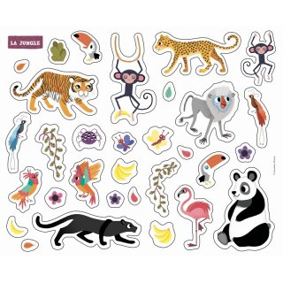 Matricás képkészítő Állatok, kreatív készlet (AUZOU, 3-6 év)