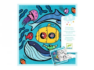 Meglepetés színező Óceán, Djeco kreatív játék - 0051 (3-6 év)