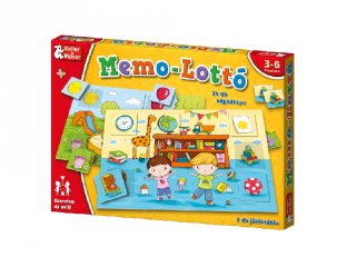 Memo-Lottó (Keller & Mayer, memória társasjáték óvodásoknak, 3-6 év)