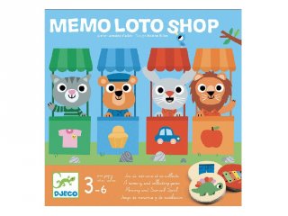 Memo Lottó Shop, Djeco memória társasjáték - 8537 (3-6 év)