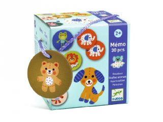 Memo Stuffed animals Érzésre, 30 db-os Djeco memóriajáték - 8264 (18 hó-4 év)