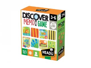 Memóriajáték Felfedezés, logikai játék (Headu, 3-6 év)