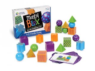 Mental Blox 3D puzzle játék, Learning Resources logikai játék (5-9 év)