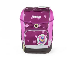 Merevfalú ergonómikus Ergobag Cubo anatómiai iskolatáska, Lila madaras (ERG-CSI-001-907, 6-9 év)