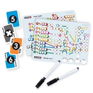 Metro X, taktika társasjáték letörölhető táblával és filccel(7-99 év)