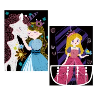Mini karckép könyv Hercegnők, kreatív készlet (Avenir, 3-7 év)