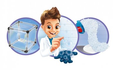 Mini laboratórium, szappanbuborék készítés, tudományos kísérletező játék (Buki, 8-14 év)