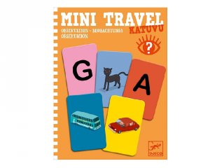 Mini Travel, Katuvu Djeco betű-kép utazójáték (5371, 4-8 év)  