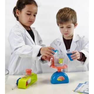 Mini tudomány Kémiai készlet 10 kísérlettel, Buki tudományos kísérletező játék (4-7 év)