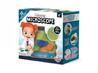 Mini tudomány, mikroszkóp, tudományos felfedező játék (BUKI9003, 4-8 év)