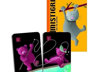 Mistigri, cicás Fekete Péter (Djeco, 5105, párkereső kártyajáték, 4-7 év)