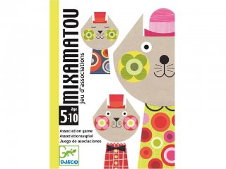 Mixamatou (Djeco, 5130, taktikai, párosító kártyajáték, 4-10 év)