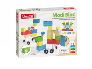 Modi Bloc, 30 db-os Quercetti építőjáték fából és műanyagból (3-8 év)