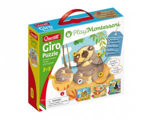 Montessori Giro, Quercetti 4 db-os állatos puzzle (0611, 3-5 év)