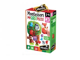 Montessori puzzle Az Erdő, bébi kirakó (Headu, 2-4 év)