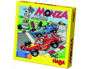 Monza, Autóversenyzős játék (Haba, taktikai-logikai társasjáték a színekkel és autókkal, 4-14 év)