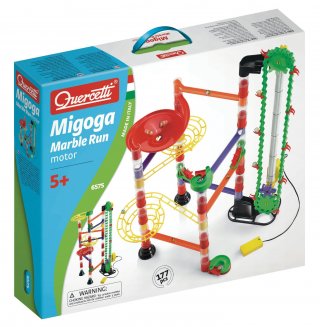Motorizált golyópálya (Quercetti, 6575, 177 db-os építőjáték, 5-12 év)