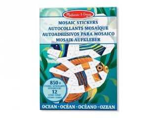 Mozaik matrica füzet Óceán, Melissa&Doug kreatív szett (40161, 7-12 év)