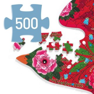 Művész Puzzle Madár, Djeco 500 db-os kirakó - 7668 (8-99 év)