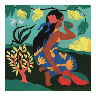 Művészeti műhely, képkészítés Polinézia Inspired by Paul Gauguin, Djeco kreatív szett - 9372 (7-99 év)