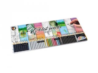 Művészi ceruza készlet, 45 db-os kreatív szett (5-99 év)