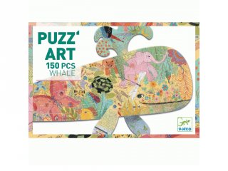Művészi puzzle Bálna, Djeco 150 db-os kirakó - 7658 (6-14 év)
