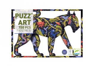 Művészi puzzle Fekete párduc, Djeco 150 db-os kirakó - 7659 (6-14 év)