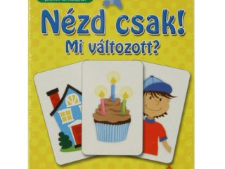 Nézd csak! Mi változott? (Piatnik, memória-, és kártyás társasjáték, 4-6 év)