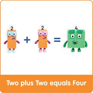 Numberblocks figurák Four and the Terrible Twos, Learning Resources fejlesztőjáték (95355, 3-7 év)