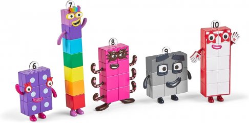 Numberblocks figurák Friends Six to Ten, Learning Resources fejlesztőjáték (95357, 3-7 év)