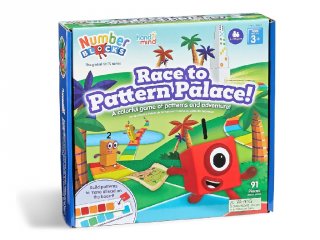 Numberblocks Race to Pattern Palace, Learning Resources fejlesztő társasjáték (95400, 3-7 év)
