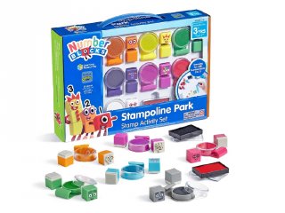 Numberblocks Stampoline Park nyomda készlet, Learning Resources fejlesztő játék (94563, 3-7 év)