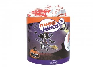 Nyomdakészlet festékpárnával, Halloween (Aladine, 85142, kreatív készlet, 3-10 év)