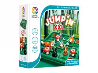 Nyuszi hopp! XXL méretben, Smart Games logikai játék (100 feladvány, 7-99 év)