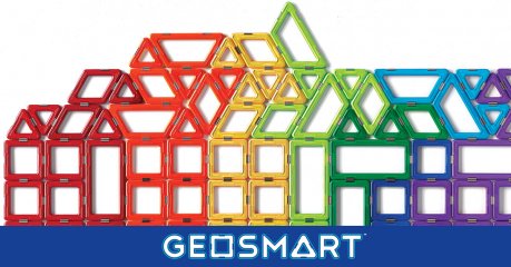 Oktató készlet, GeoSmart mágneses építőjáték (5-12 év)