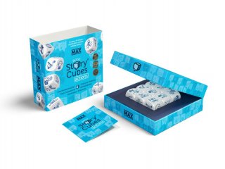 Óriás Sztorikocka, Cselekvések (Max Story Cubes, Actions, történetmesélős, -kitalálós, beszéd-, és szókincsfejlesztő kockajáték, 4-99 év)
