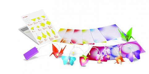 Origami lámpafüzér (04609, 4M, kreatív készlet, 7-14 év)