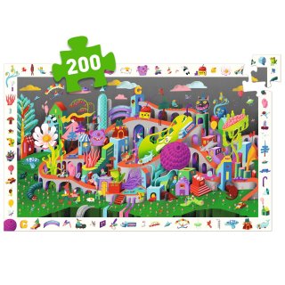 Őrült város, Djeco 200 db-os megfigyelő puzzle - 7462 (6-12 év)