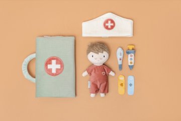 Orvosos játékszett babával, Little Dutch szerepjáték (4549, 1-4 év)