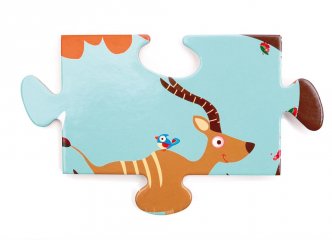Padló puzzle Szafari, 36 db-os XXL kirakó (Scratch, 3-6 év)