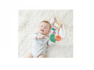 Pasztell montessori nyuszika, Hape készségfejlesztő babajáték (10 hó-3 év)