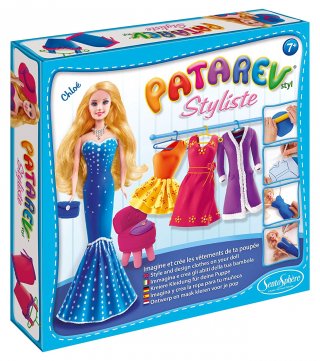 Patarev gyurma Sentosphére Barbie baba jellegű ruhatervező, Chloé (8620, 7-12 év)