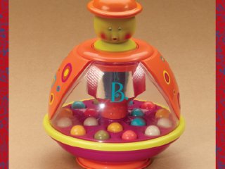 Pattogó golyók (B.Toys, Poppitoppy, elemes bébijáték, 6 hó-3 év)