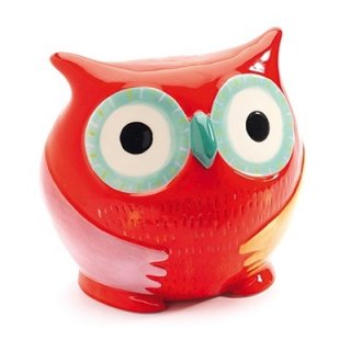 Persely, bagoly (djeco, The owl keeps watch, baglyos szobadekor)