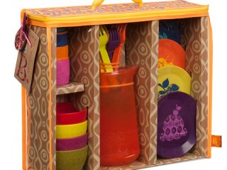Piknik készlet (B.Toys, étkészlet gyerekeknek, 2-5 év)