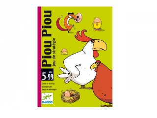 Piou Piou (Djeco, 5119, stratégiai kártyajáték, 5-9 év)