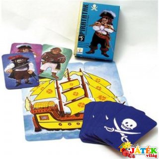 Piratatak (Djeco, 5113, kalózos stratégiai kártyajáték, 5-99 év)