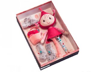 Piroska díszdobozban (Lilliputiens, 83041, bébijáték, karácsonyi LIMITÁLT KIADÁS, 0-3 év)