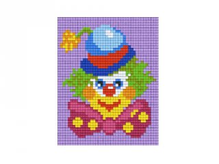 Pixelhobby képkészlet, bohóc (801185, 1db alaplap + színek, 7-99 év)